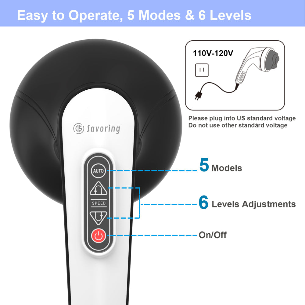 DS SAVORING Cellulite Massager, Body Sculpting Machine, Body Massager with 8 Massage Heads