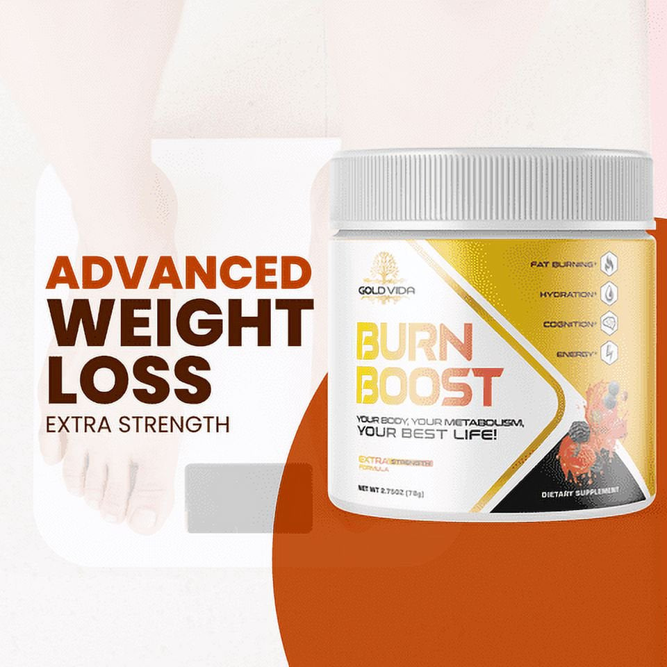 (3 Pack) Gold Vida Burn Boost Powder - Dietary Supplement for Weight Loss Management & Metabolism - Appetite Suppressant - Nutricity.com.au