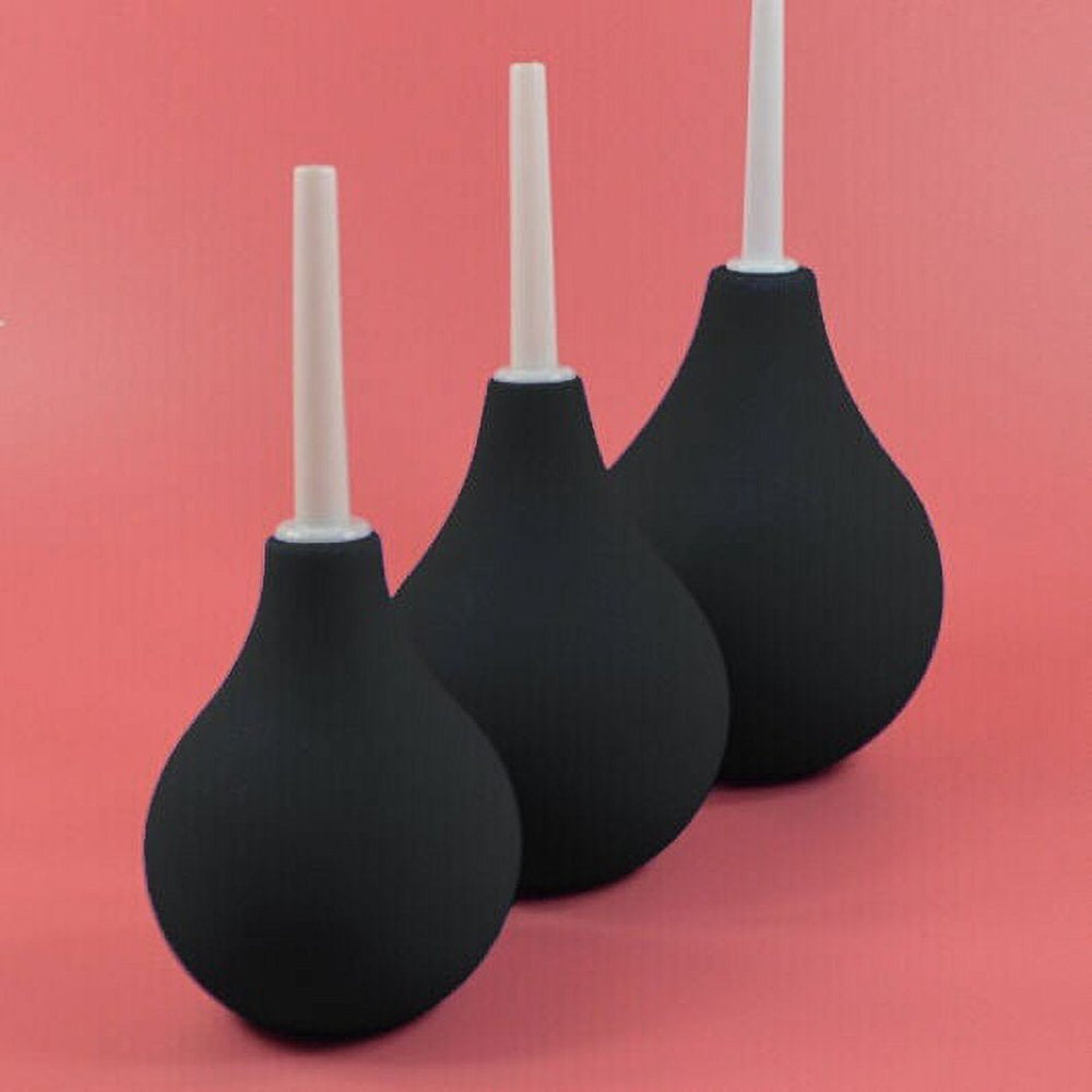 Anal Vaginal Douche Kit Cleansing Butt Enema Colon Ribbed Cleaner