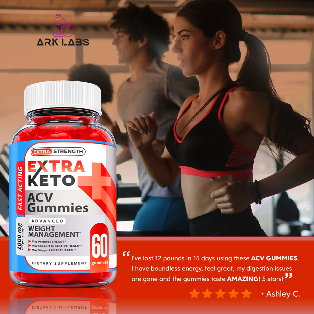 (2 Pack) Extra Keto ACV Gummies - Apple Cider Vinegar Supplement for Weight Loss - Energy & Focus Boosting Dietary Supplements for Weight Management & Metabolism - Fat Burn - 120 Gummies - Nutricity.com.au