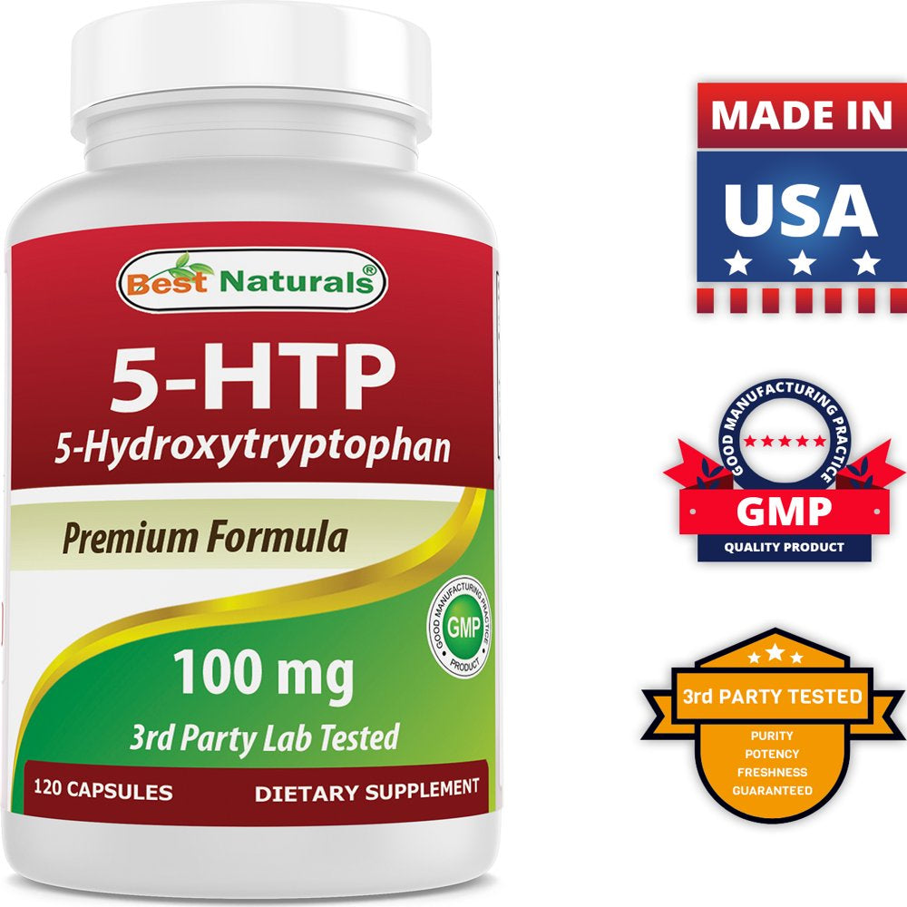 Best Naturals 5-HTP 100 Mg 120 Capsules