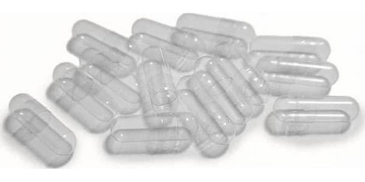 1000 Empty Vegetable Capsules Size 3 Natural.Hypoallergenic.Non GMO.Halal.Kosher. Manufactured in Canada.