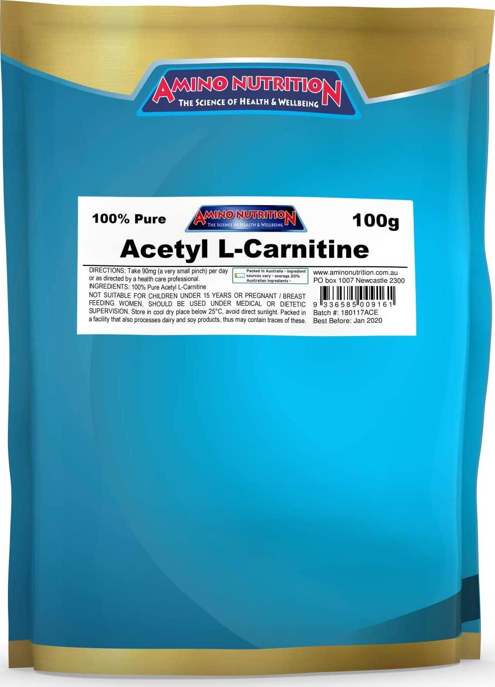 100% Pure Acetyl L-Carnitine Powder 100g