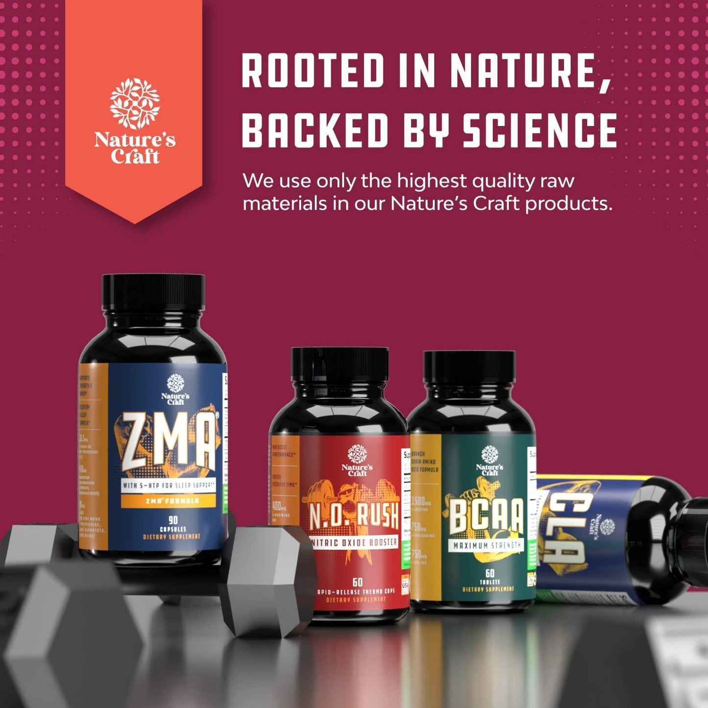 100% Pure Forskolin Extract 60 Capsules - Quality Weight Loss Supplement for Women and Men - Most Potent Coleus Forskohlii on The Market Standardized at 20% - Guaranteed by Natures Craft