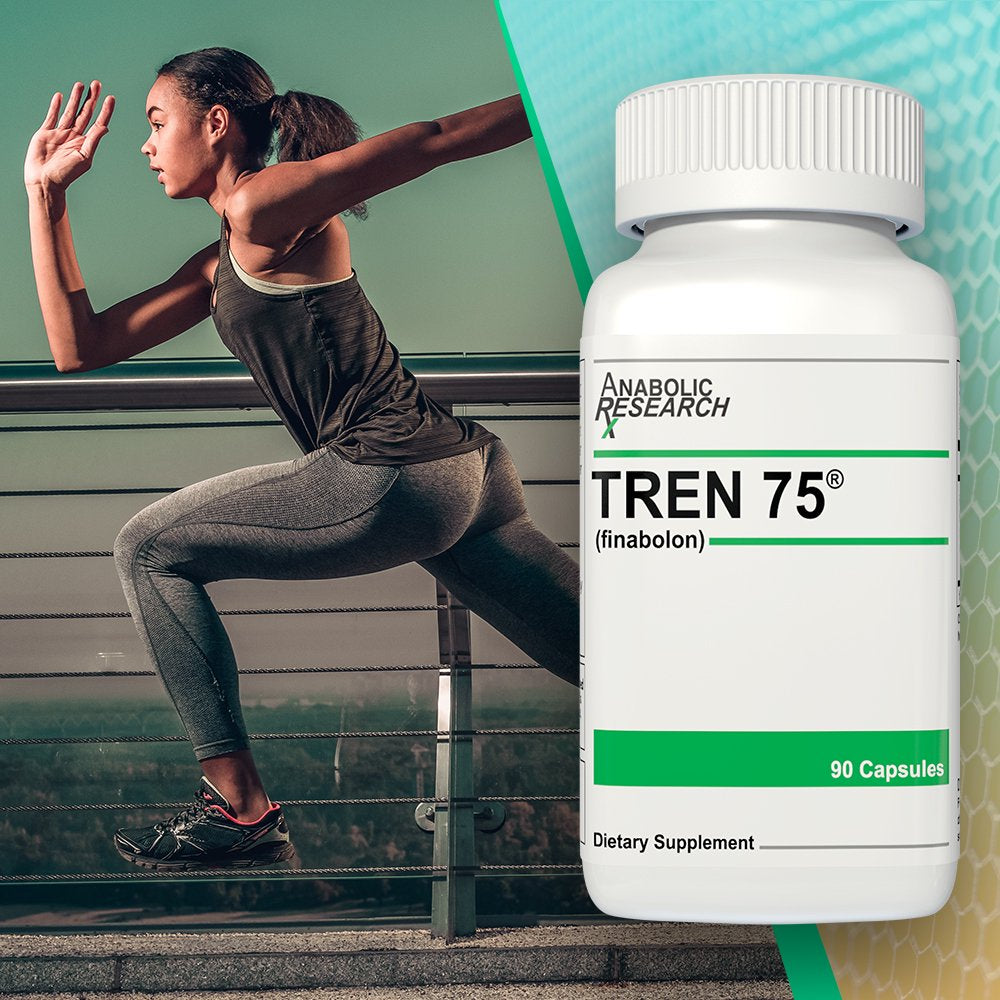 Anabolic Research Tren 75 - Supplement for Muscle Hardening and Power - 90 Capsules