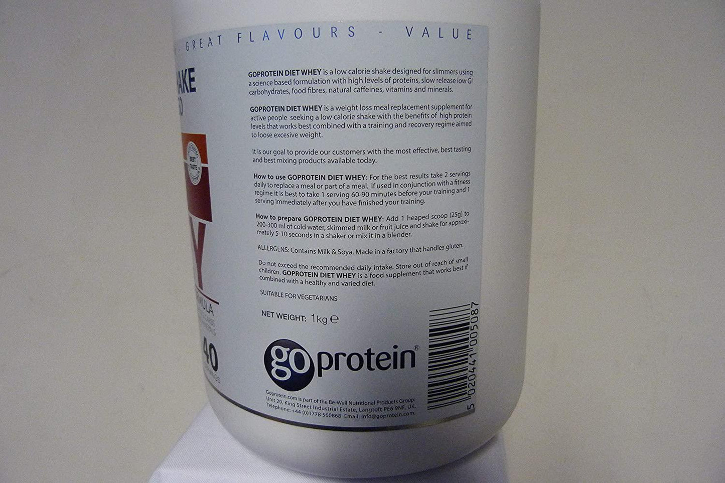 1kg Diet Whey Choc/Orange