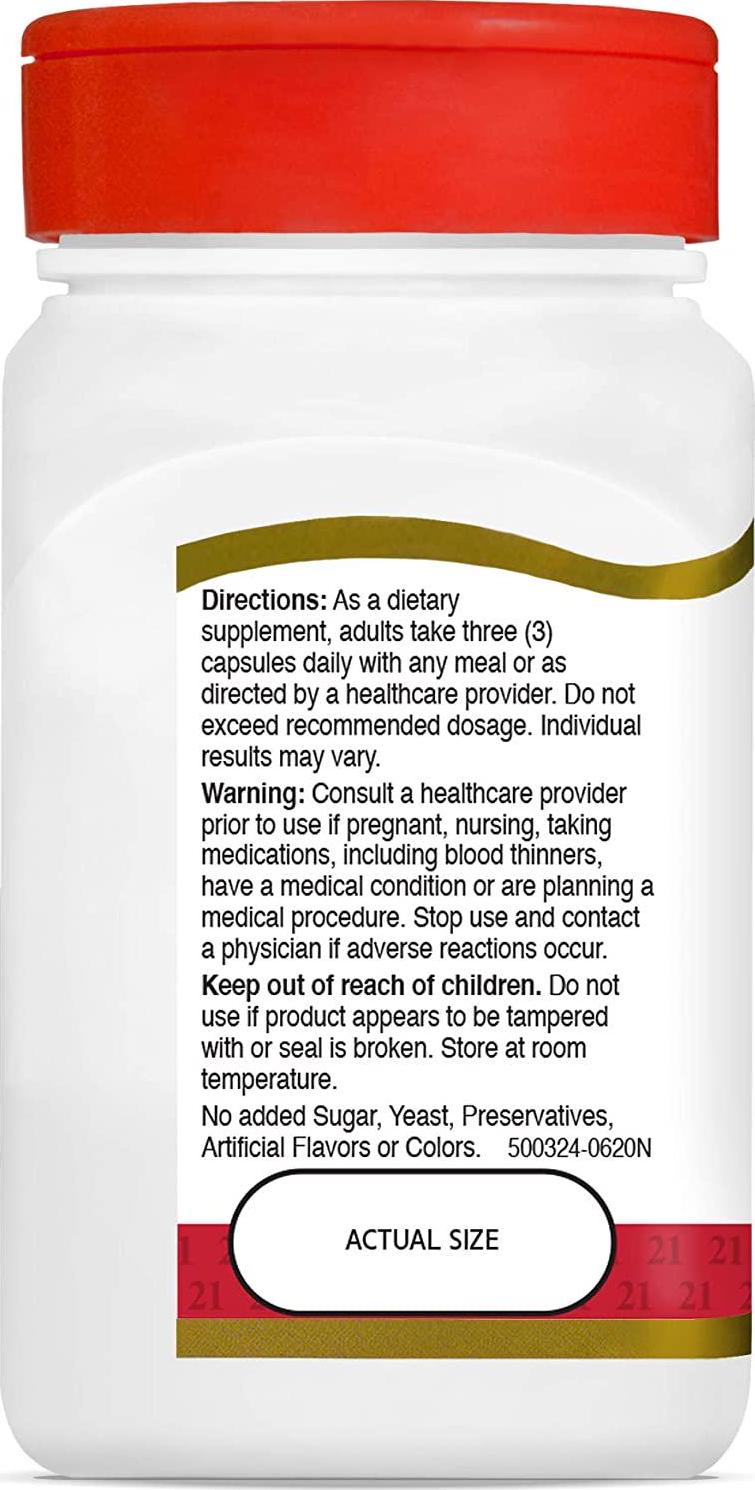 21st Century Glucosamine Chondroitin 500/400mg - Double Strength, cp 60 Count