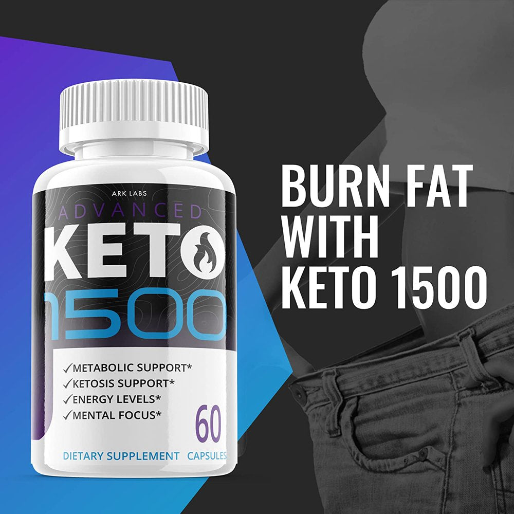 (3 Pack) Keto 1500 - Pills for Weight Loss - Energy Boosting Supplements for Weight Management - Advanced Ketogenic Ketones - 180 Capsules - Nutricity.com.au