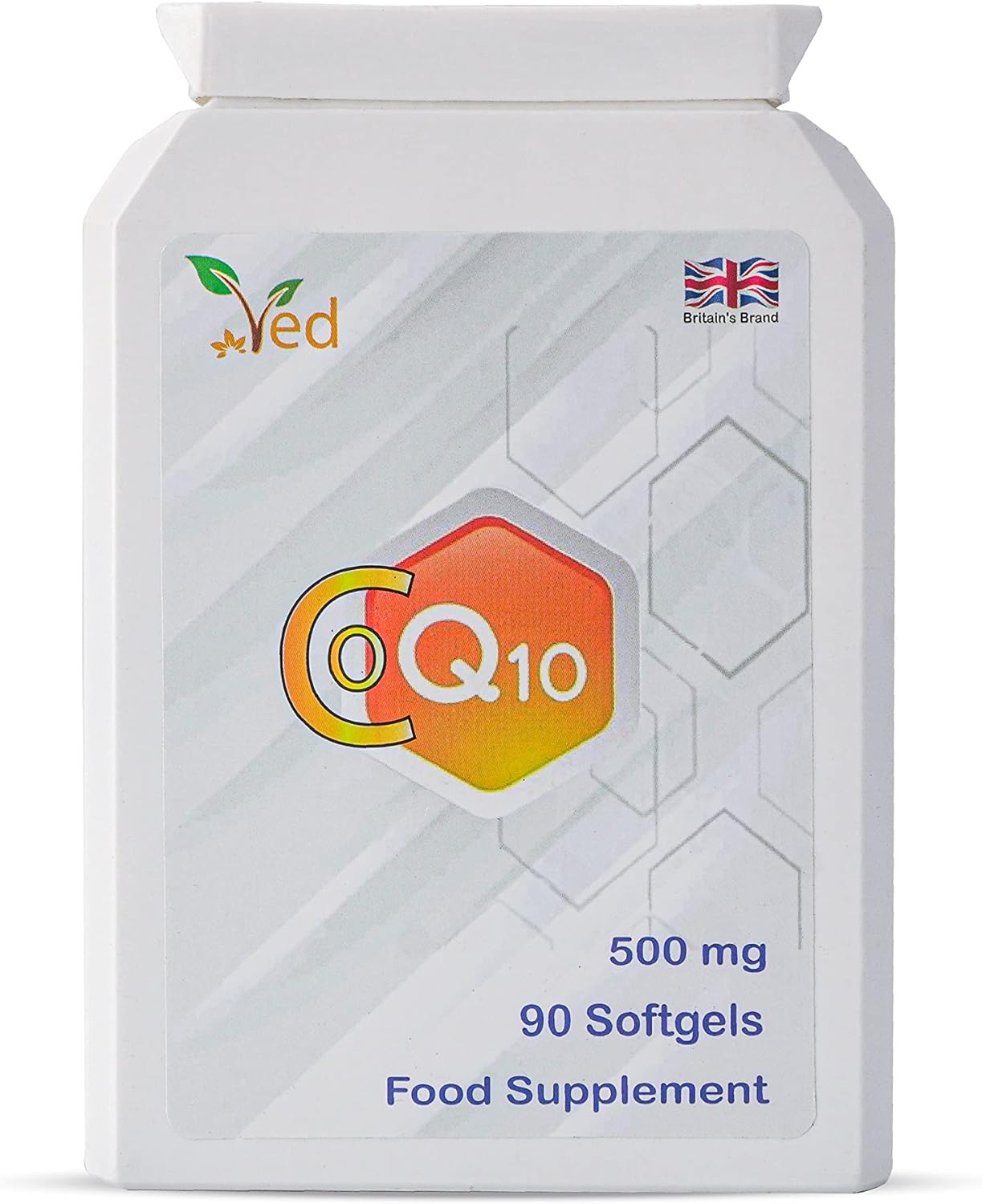Co Enzyme Q10 500mg 90 Capsules (Softgels) GMP Guaranteed Quality
