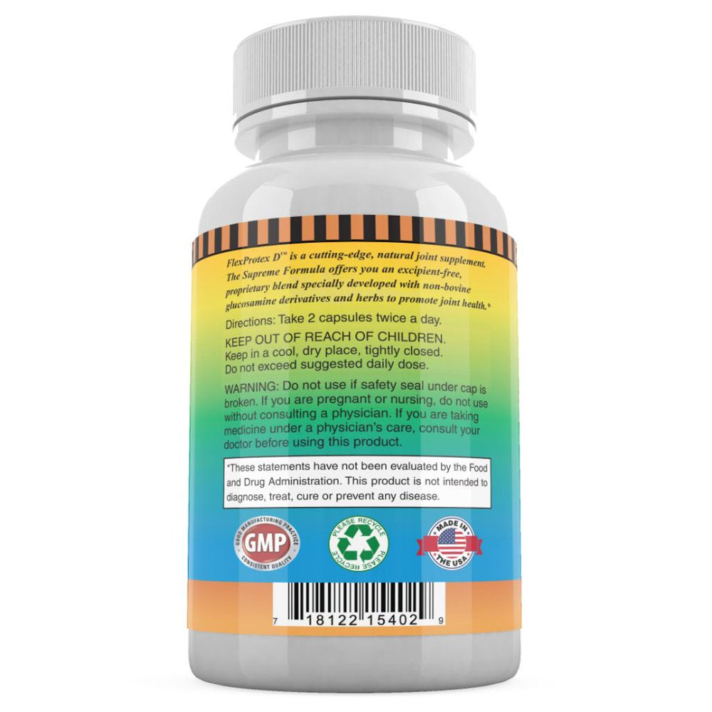 Daily Health Flexprotex D Supreme Formula with Vitamin D3 - 120 Capsules
