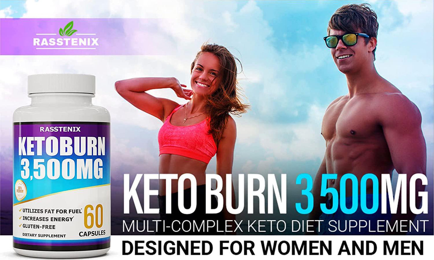 (2 Pack) Keto Pills - Lean Keto Diet Pills - Weight Fat Management Loss - Ultra Fast Prime Keto Supplement for Women and Men - Optimal Max Keto - 120 Capsules - Nutricity.com.au