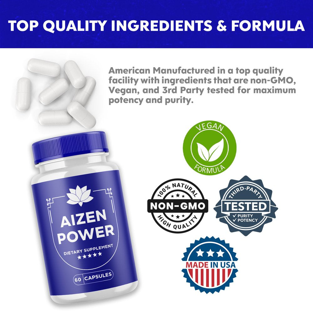 (2 Pack) Aizen Power - Dietary Supplement - 120 Capsules - Nutricity.com.au
