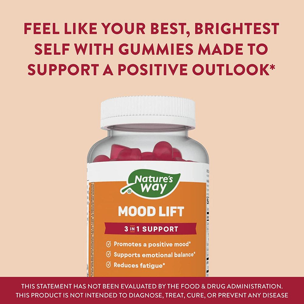 Nature'S Way Mood Lift Gummies Watermelon Flavour 90 Gummies