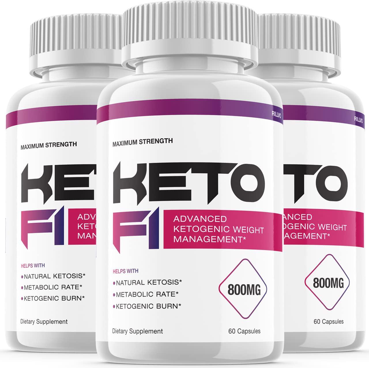 (3 Pack) Keto F1 Pills Advanced Ketogenic Support Shark Keto Tank (180 Capsules) - Nutricity.com.au