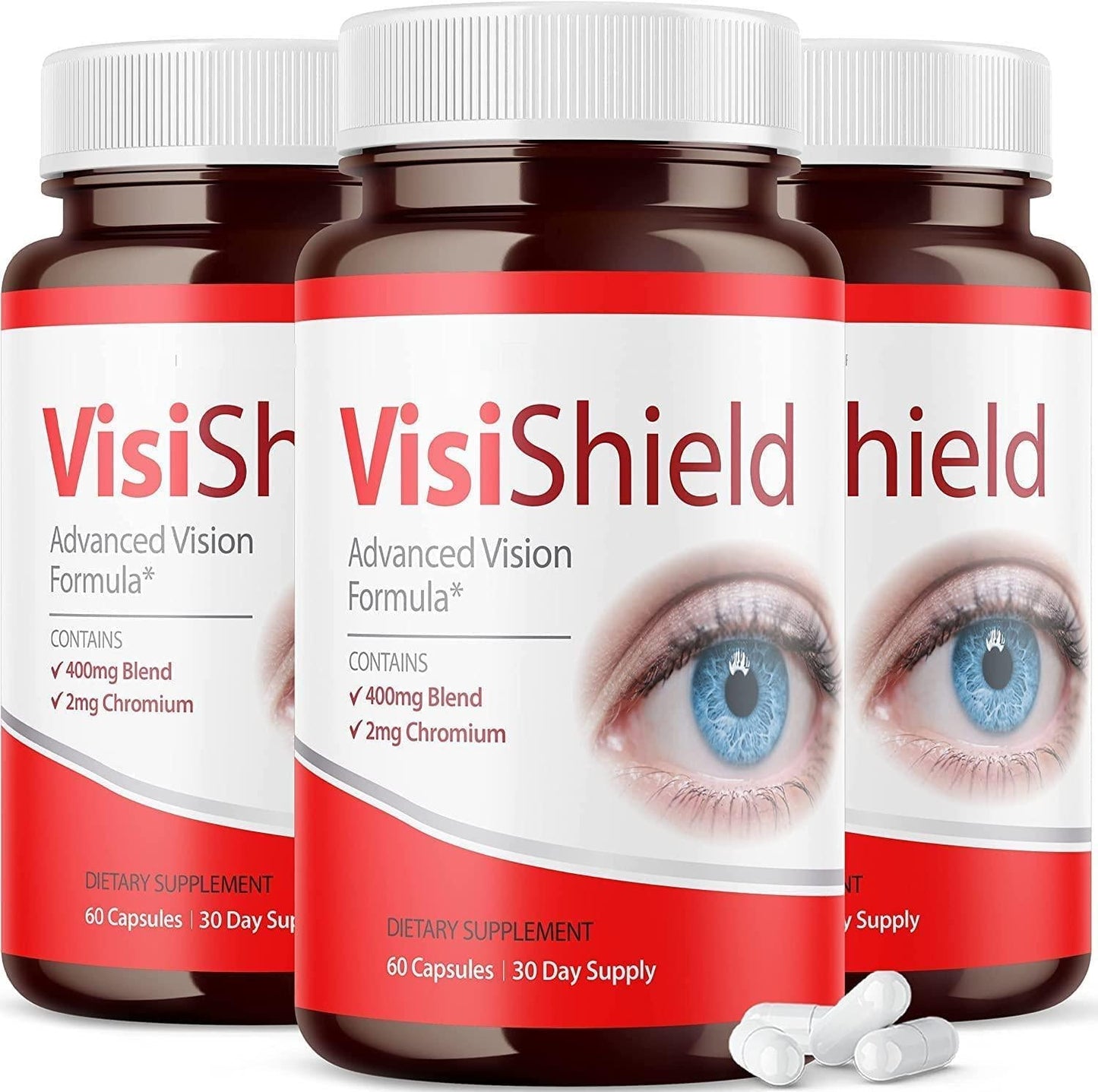 (3 Pack) Official VisiShield Advanced Formula, 3 Bottle Package - Nutricity.com.au