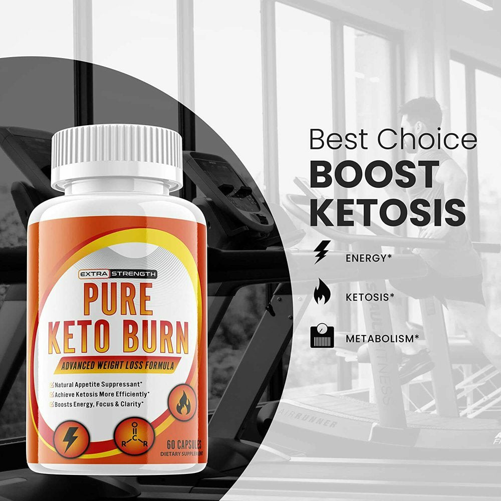 (3 Pack) Pure Keto Burn - Supplement for Weight Loss - Energy & Focus Boosting Dietary Supplements for Weight Management & Metabolism - Advanced Fat Burn Raspberry Ketones Pills - 180 Capsules - Nutricity.com.au