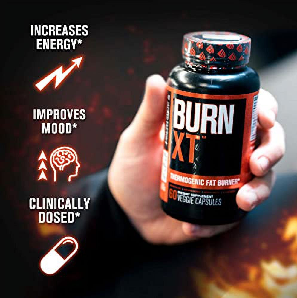 Burn-Xt Thermogenic Fat Burner - Weight Loss Supplement, Appetite Suppressant, & Energy Booster - Premium Fat Burning Acetyl L-Carnitine, Green Tea Extract, & More - 60 Natural Veggie Diet Pills