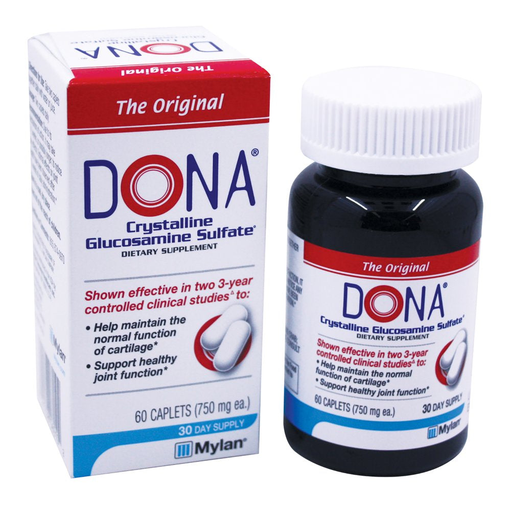 DONA Crystalline Glucosamine Sulfate - 60 Caplets