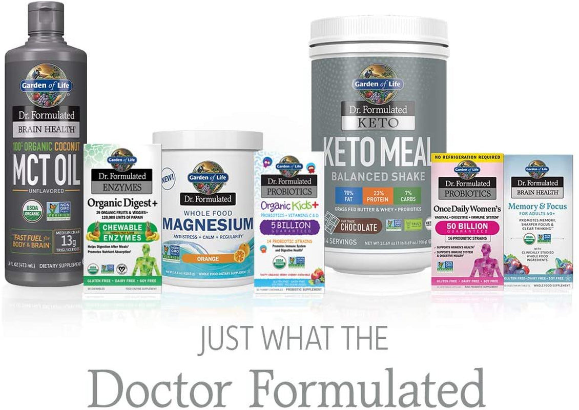 Garden of Life Dr. Formulated Probiotics for Women, Once Daily Women’S Probiotics 50 Billion CFU Guaranteed and Prebiotic Fiber, Shelf Stable One a Day Probiotic No Gluten Dairy or Soy, 30 Capsules