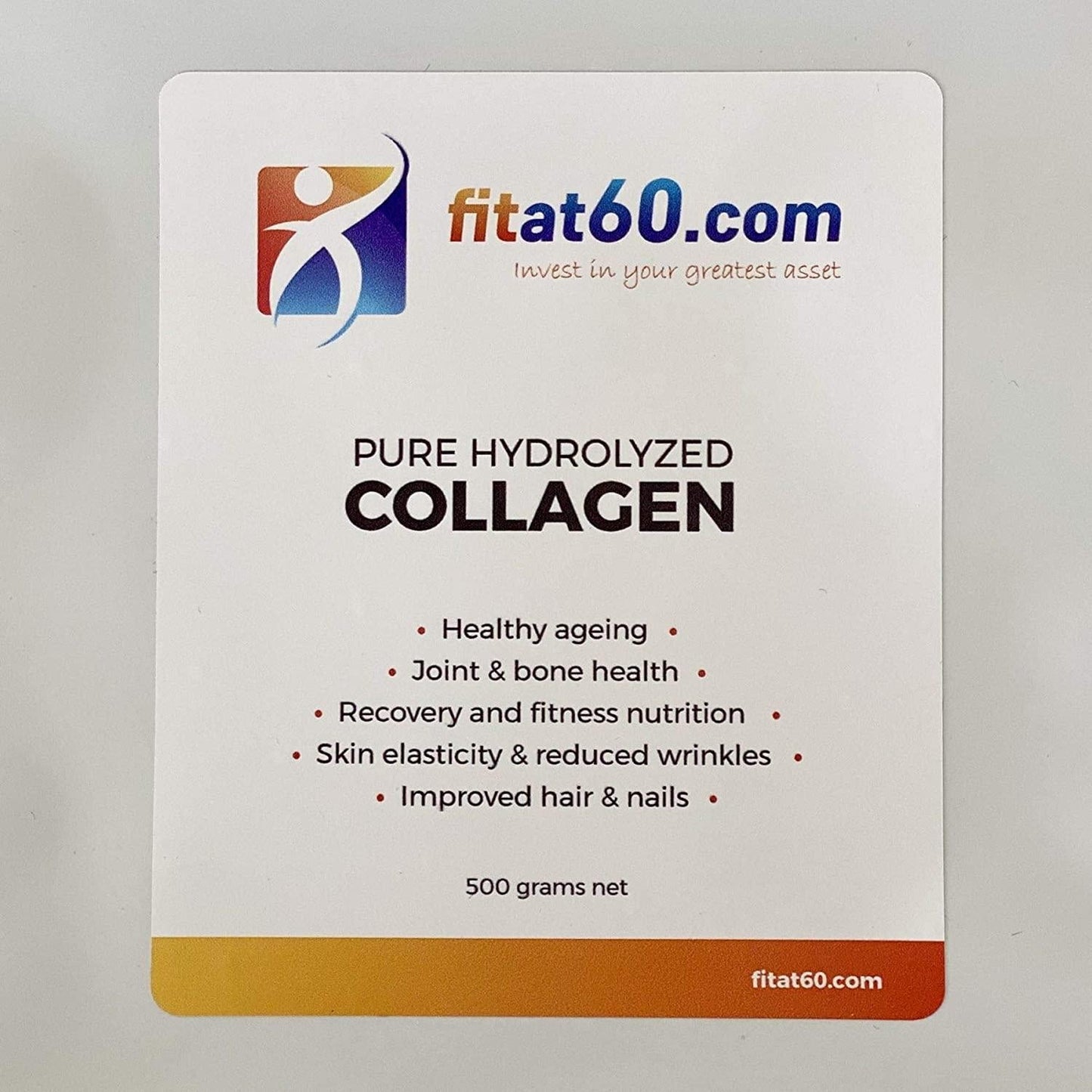 500g Pure Hydrolyzed Collagen Peptides