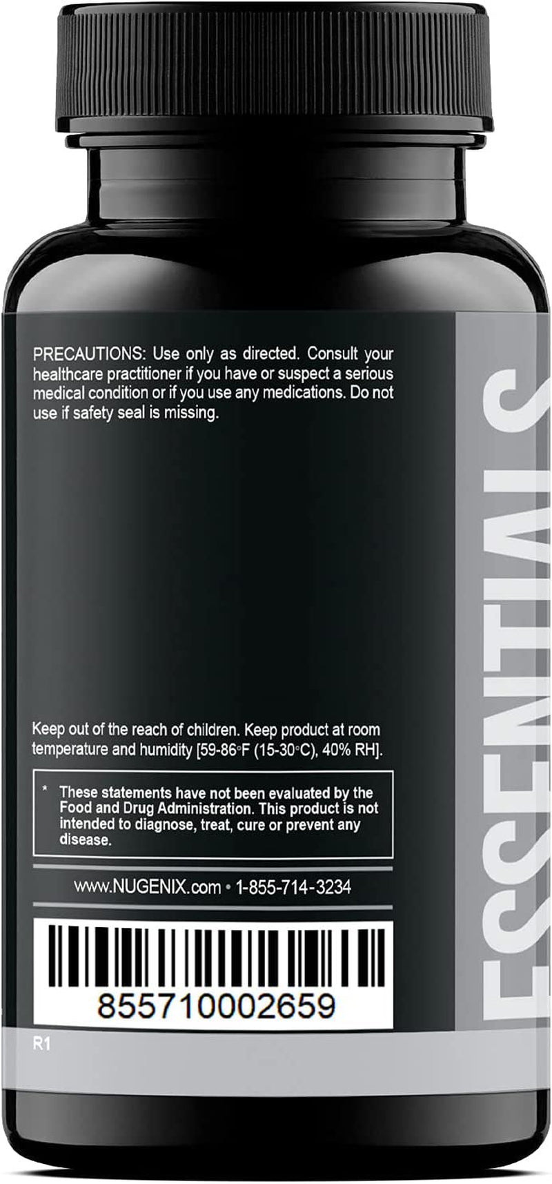 Nugenix Essentials Maca Root Powder Capsules - 1500Mg Genuine 100% Peruvian Maca Extract - 90 Count