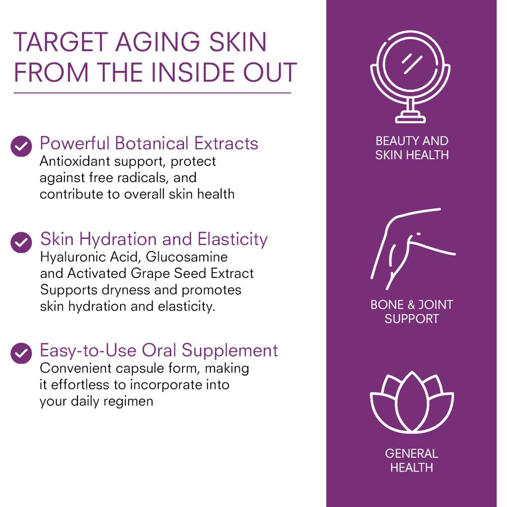 Deep Skin Restore - anti Aging Skin Care Supplement Revival Point 60 Count