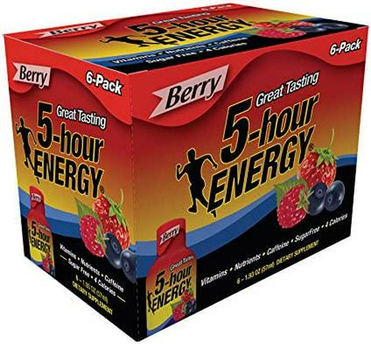 5 Hour Energy, Berry, 6 Count