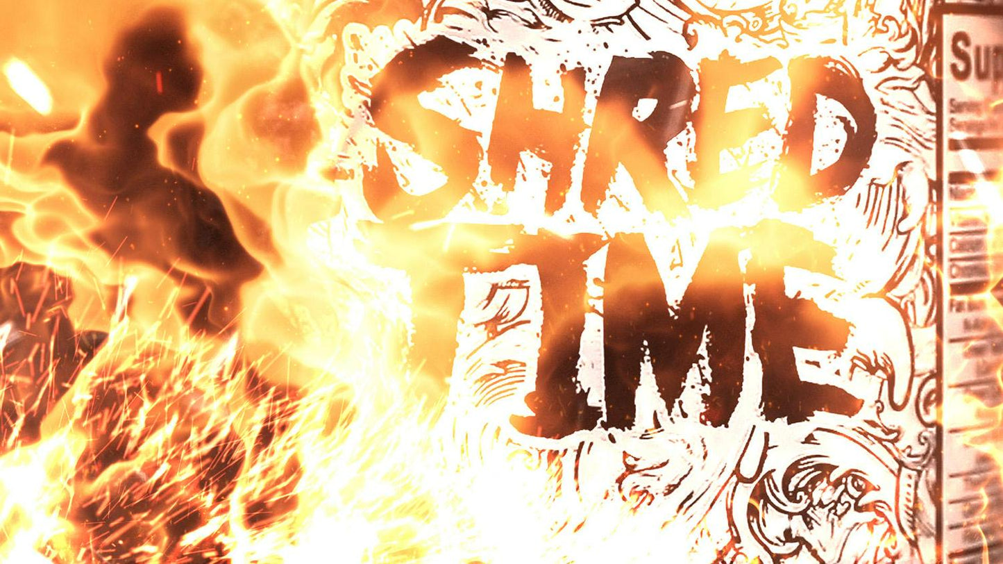 5% Nutrition Shred Time Fat Burner | Green Tea, Coffee Bean, Cayenne, Theobromine, GBB | Appetite Suppression | 30 Servings (180 Capsules)