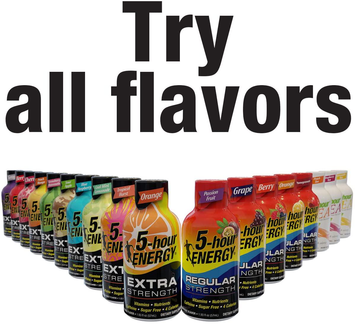 5-hour ENERGY Shot, Extra Strength Grape, 1.93 Ounce, 24 Count