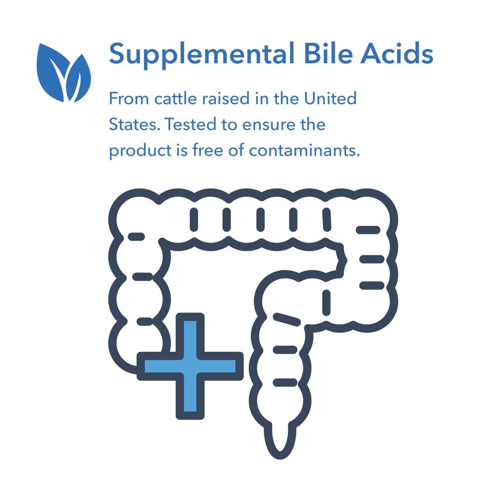 Allergy Research Group - Ox Bile 500 Mg - Fat Digestion, Liver/Metabolic/Gi Support - 100 Vegicaps