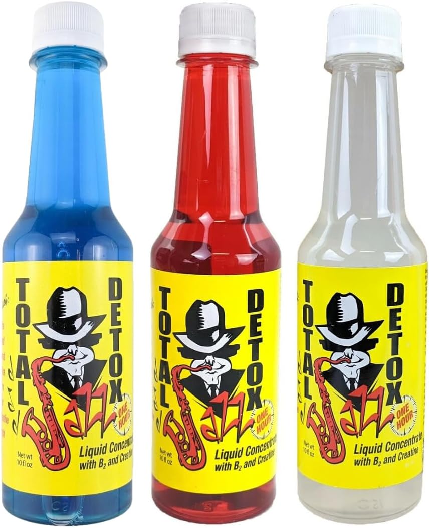 10oz Jazz Total Detox Liquid Concentrate with B2 and Creatine Variety Pack (3)