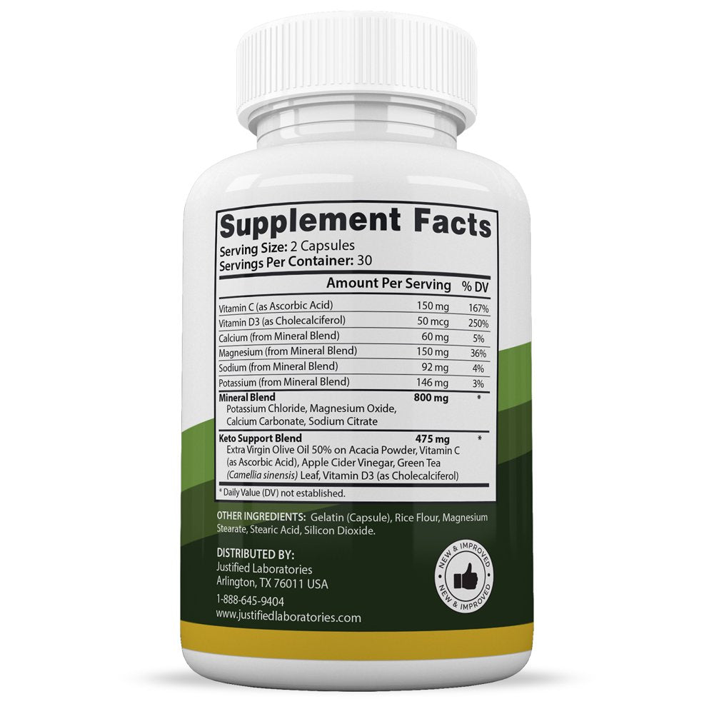 (2 Pack) Peoples Keto ACV Pills 1275Mg Alternative to Gummies Dietary Supplement 120 Capsules - Nutricity.com.au