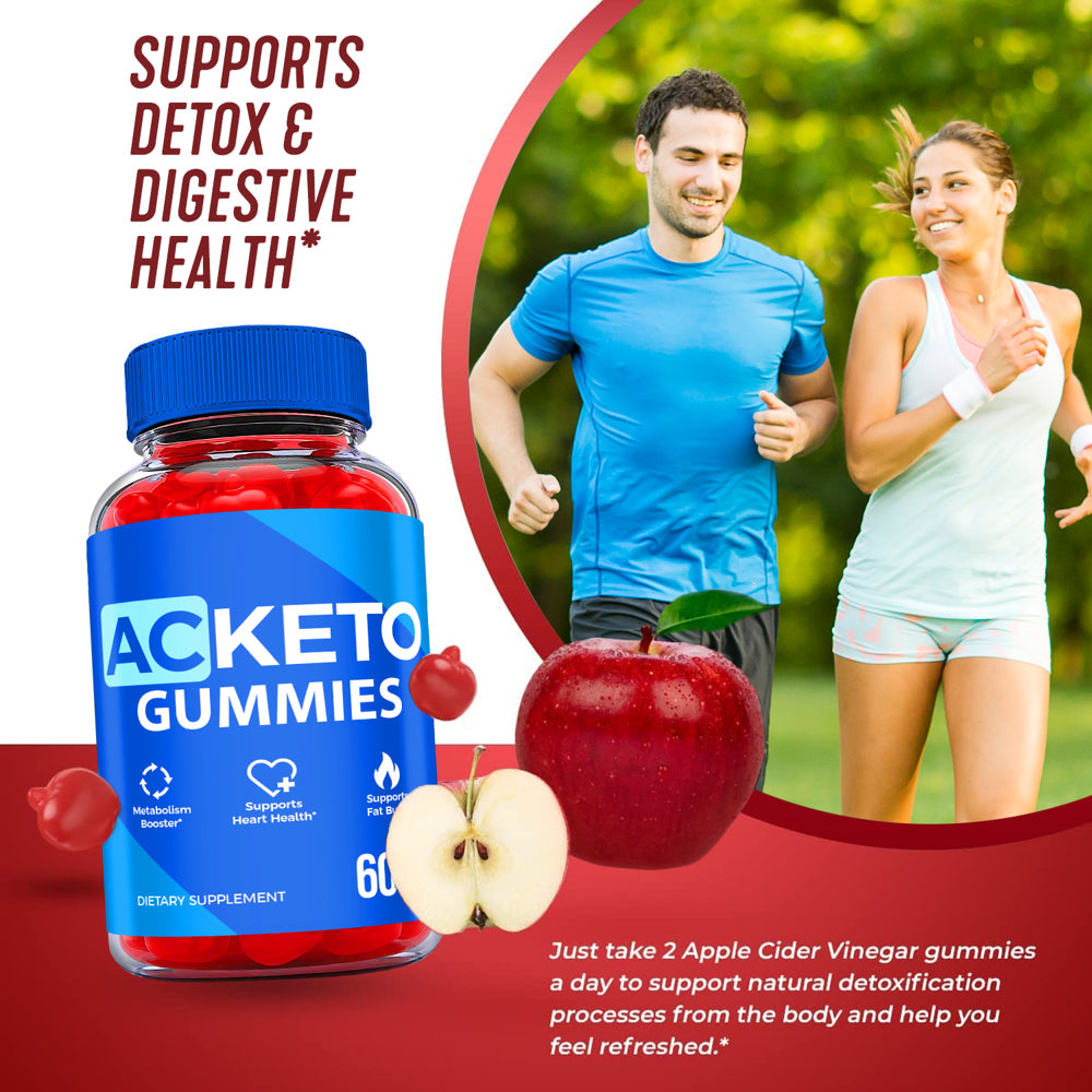 (1 Pack) AC Keto ACV Gummies - Supplement for Weight Loss - Energy & Focus Boosting Dietary Supplements for Weight Management & Metabolism - Fat Burn - 60 Gummies - Nutricity.com.au