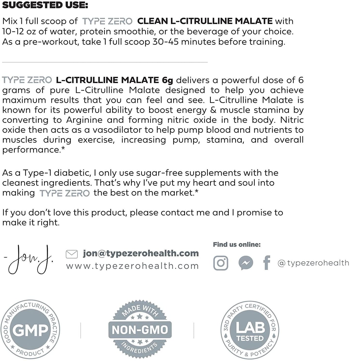 6X L-Citrulline Malate Powder 2:1 (6000mg | Unflavored) Ultra Clean L Citrulline Powder Nitric Oxide Booster Pre Workout - Nitrous Oxide Vasodilator Supplements for Men Blood Flow Strength and Endurance