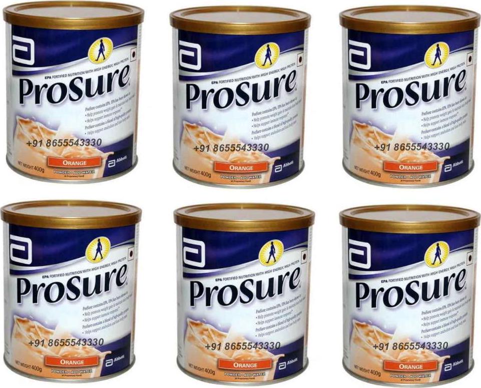 6 x 400 gm Abbott Prosure Orange for Weight Gain Nutrition Cachexia Lean Mass Gain Anorexia