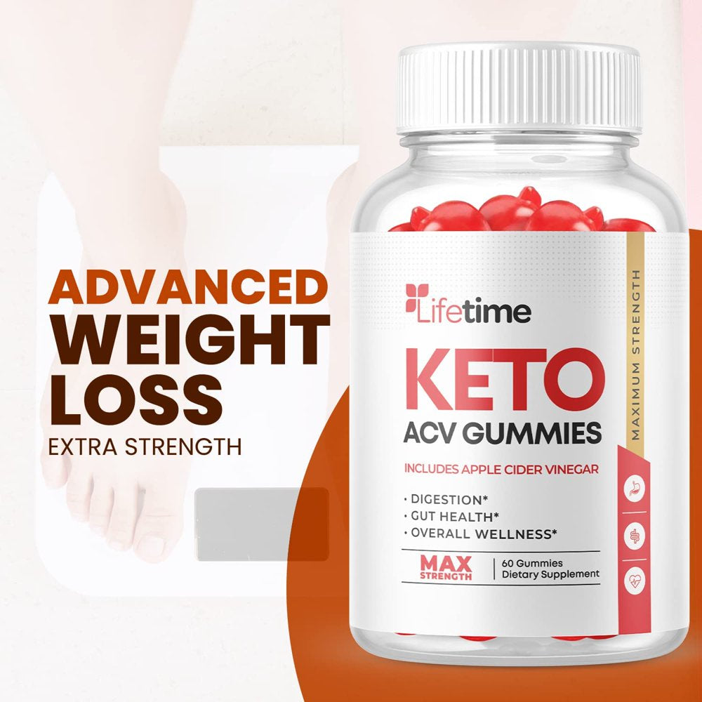 (3 Pack) Lifetime Keto ACV Gummies - Supplement for Weight Loss - Energy & Focus Boosting Dietary Supplements for Weight Management & Metabolism - Fat Burn - 180 Gummies - Nutricity.com.au