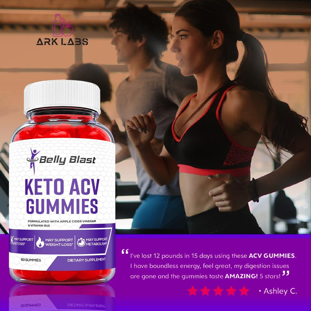 (1 Pack) Belly Blast Keto ACV Gummies - Apple Cider Vinegar Supplement for Weight Loss - Energy & Focus Boosting Dietary Supplements for Weight Management & Metabolism - Fat Burn - 60 Gummies - Nutricity.com.au