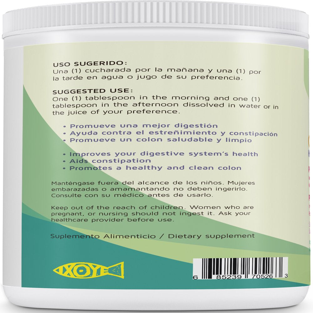 Colosan plus Colon Cleanse Guanabana Flavor- Whole Psyllium Husk with Probiotics, Prebiotics, and Aloe Vera