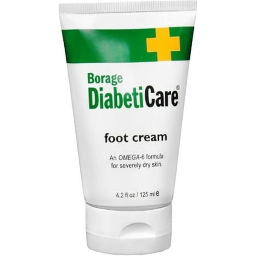 Borage Diabeticare Foot Cream 4.2 Oz. Tube 1 Count