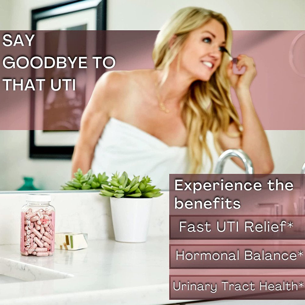 Doctor Safe D Mannose Supplement with Cranberry Extract for Urinary Health Support, 120 Capsules