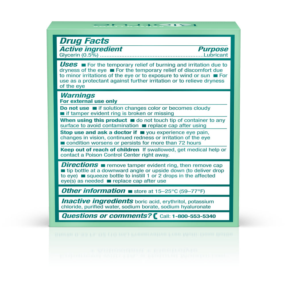 Biotrue Hydration Boost Eye Drops Multi-Dose for Irritated and Dry Eyes, Preservative Free, 10 Ml