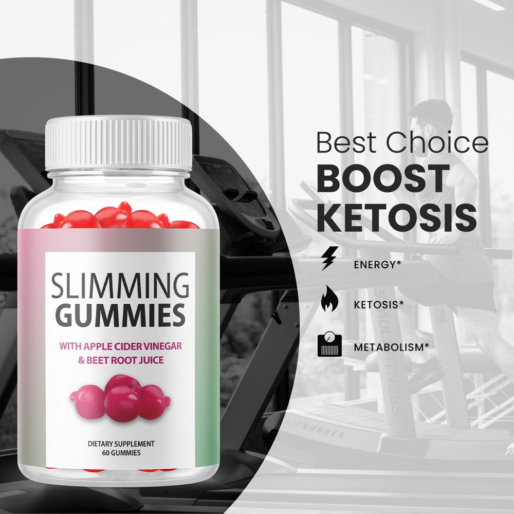 (2 Pack) Slimming Gummies with ACV - Supplement for Weight Loss - Energy & Focus Boosting Dietary Supplements for Weight Management & Metabolism - Fat Burn - 120 Gummies - Nutricity.com.au
