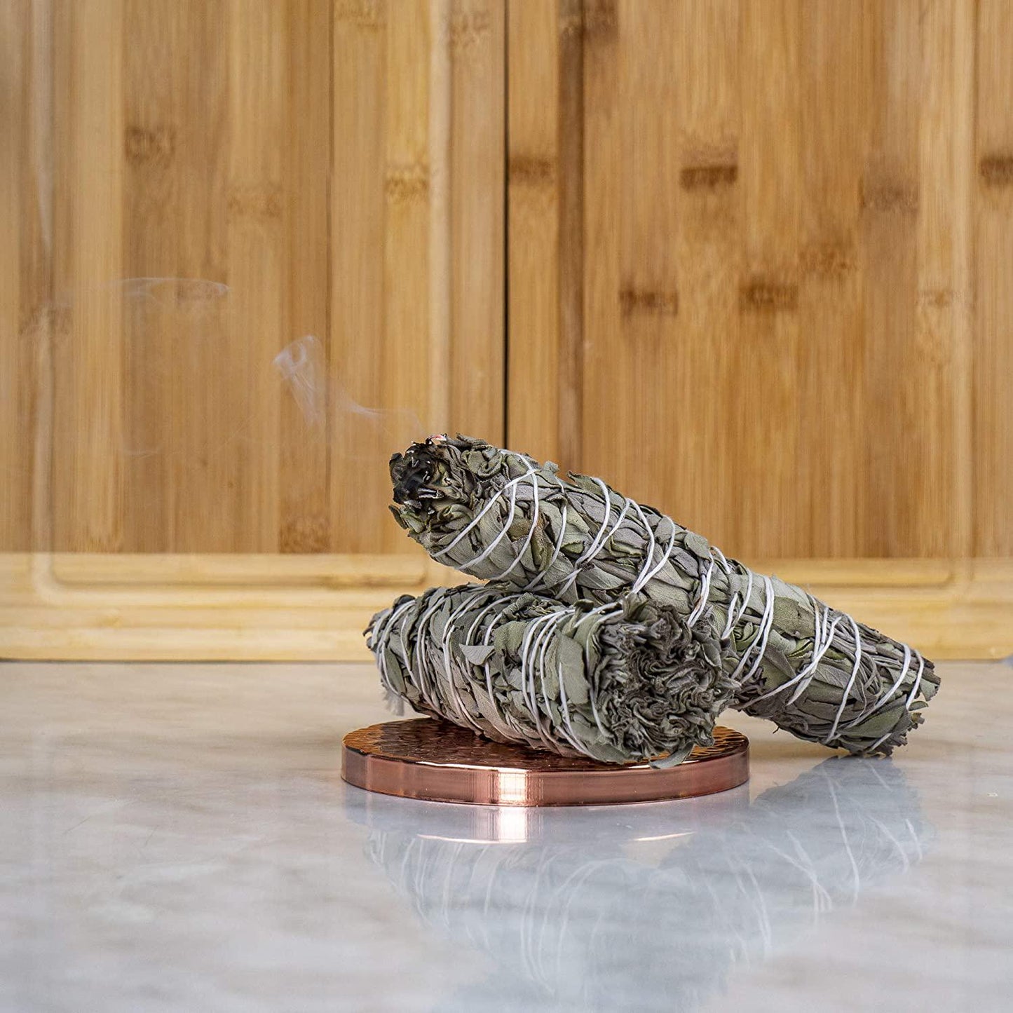 9 White Sage Smudge Sticks, Purifying Cleansing Herb Positive Energy Stress Relief Aromatherapy Mood Booster for Yoga, Meditation, Release Negativity | Pack of 9 Medium Sticks 5-6 inches (12-15 cm)