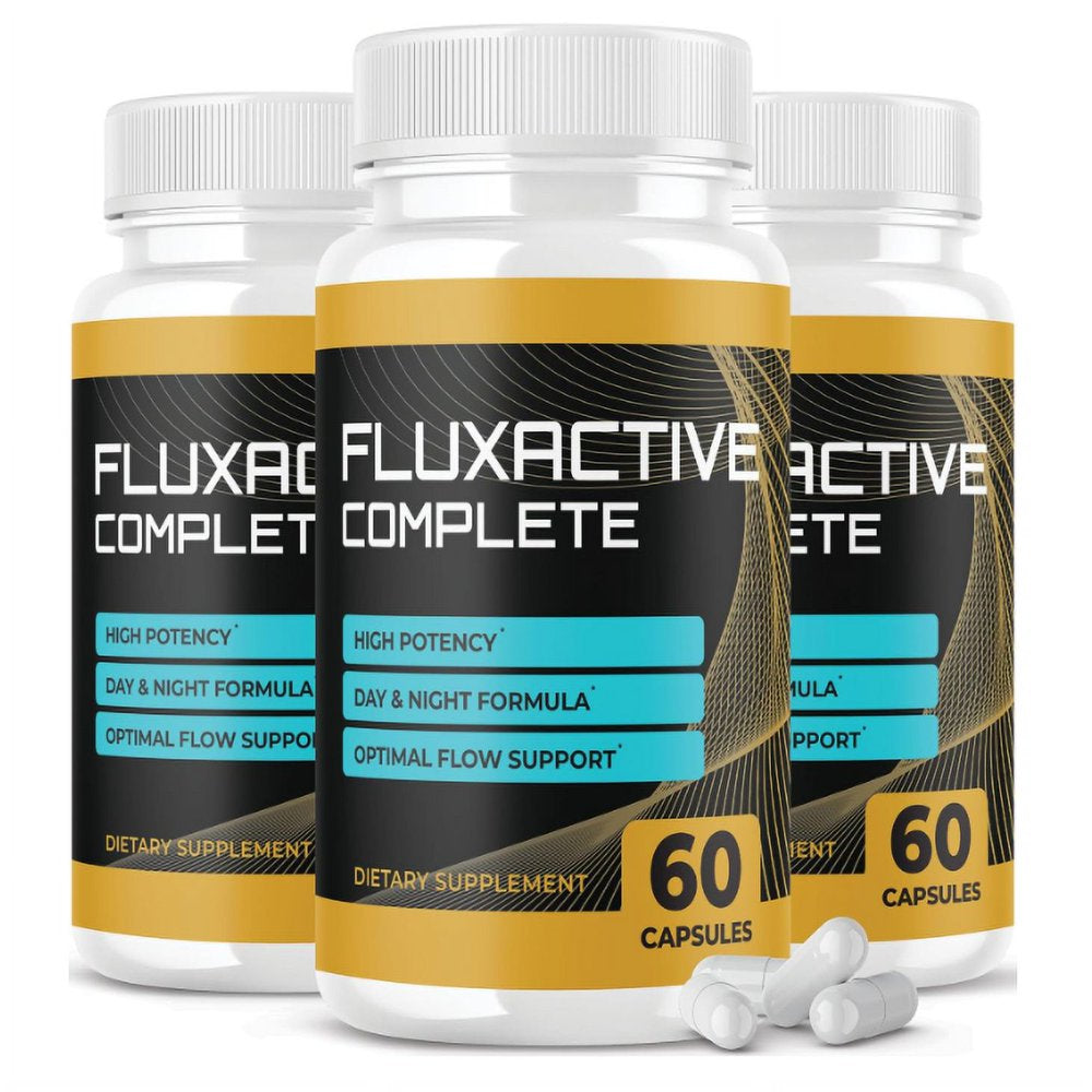 (3 Pack) Fluxactive Complete for Prostate Health Official Formula Prostate Support Supplement (180 Capsules) - Nutricity.com.au