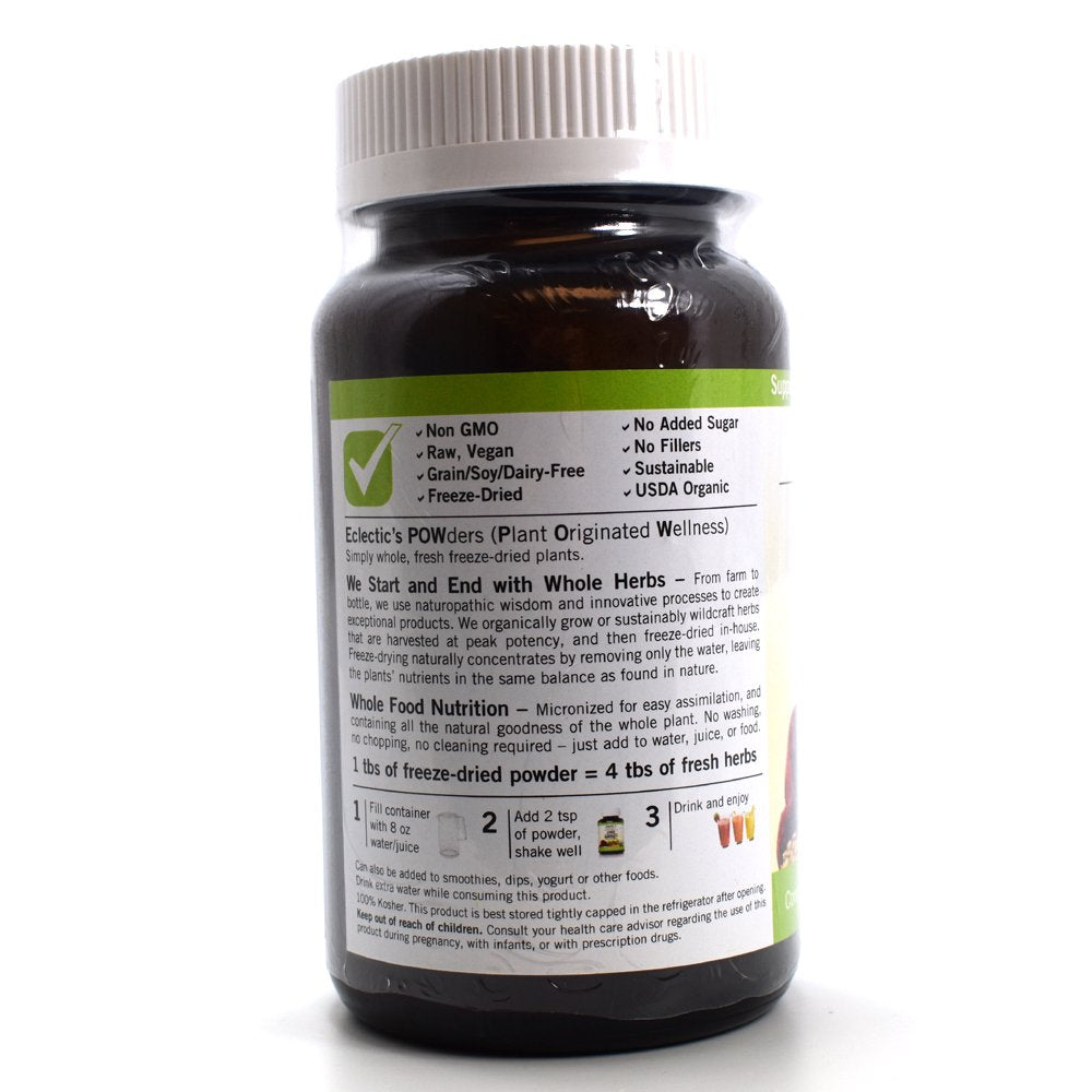 Eclectic Institute USDA Organic Raw Fresh Freeze-Dried Liver and Gallbladder Support - 90 Grams