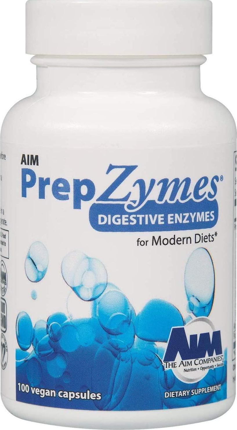 AIM PrepZymes to supplement digestive enzymes, 100 capsules
