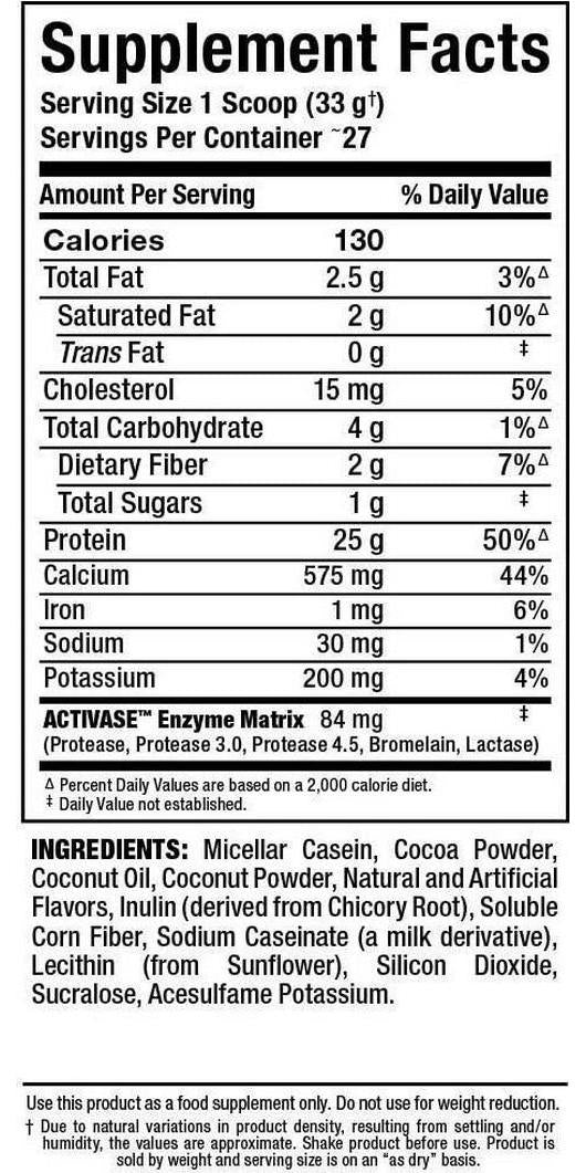 ALLMAX Nutrition - CaseinFX - 100% Casein Micellar Protein - Chocolate - 2 Pound