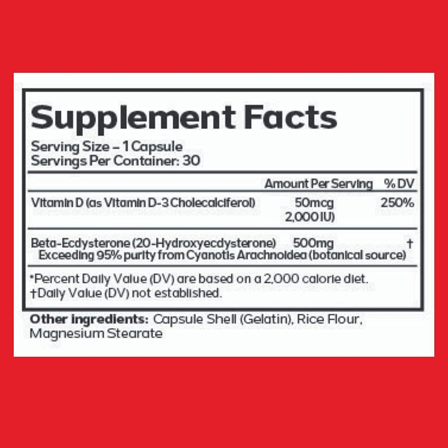 AML Ecdysterone, Natural Anabolic Support Supplement