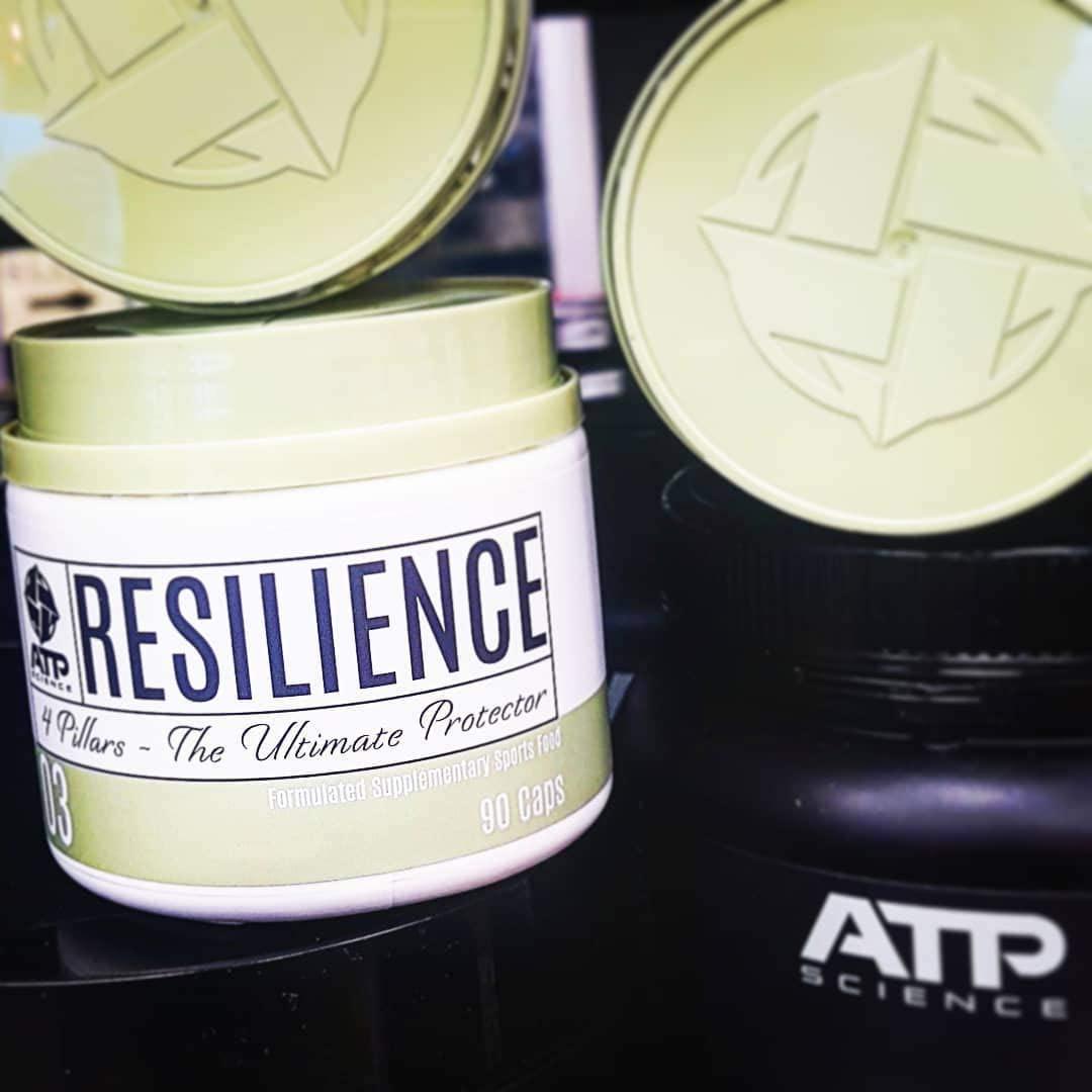 ATP Science Resilience Immune System Booster Vitamin C Supplement and Health Protector, Anti-Inflammatory and Intestinal Balance Support, Stomach-Friendly, All 100% Natural and Vegan Ingredients, Non-GMO