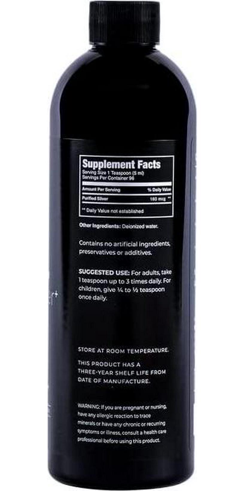Active Defense Nano-Silver+ - 16oz 32ppm Colloidal Silver. - Immune Support Supplement